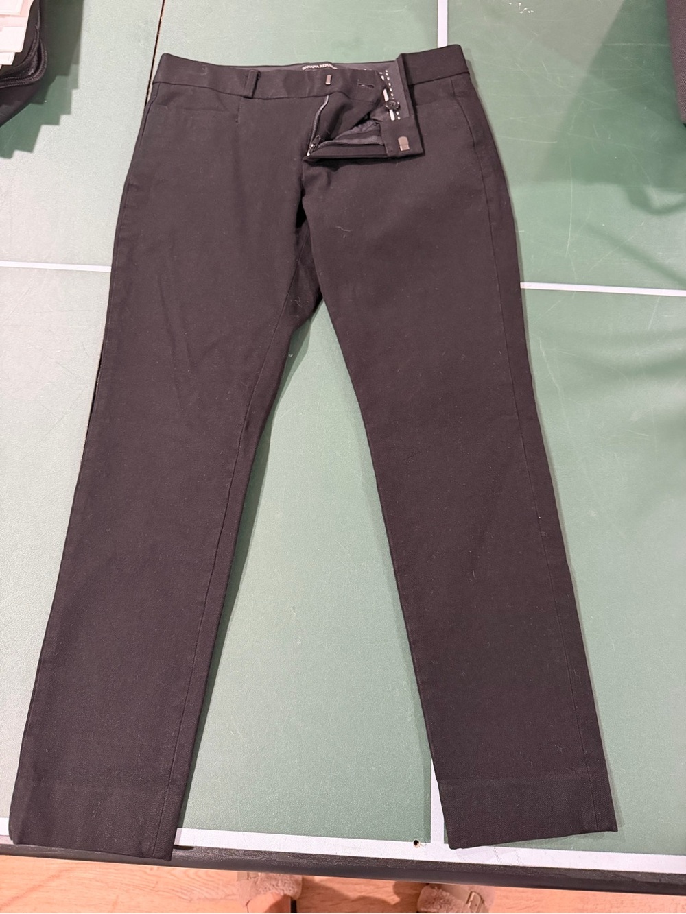 Banana Republic Black Cropped Ankle Pants